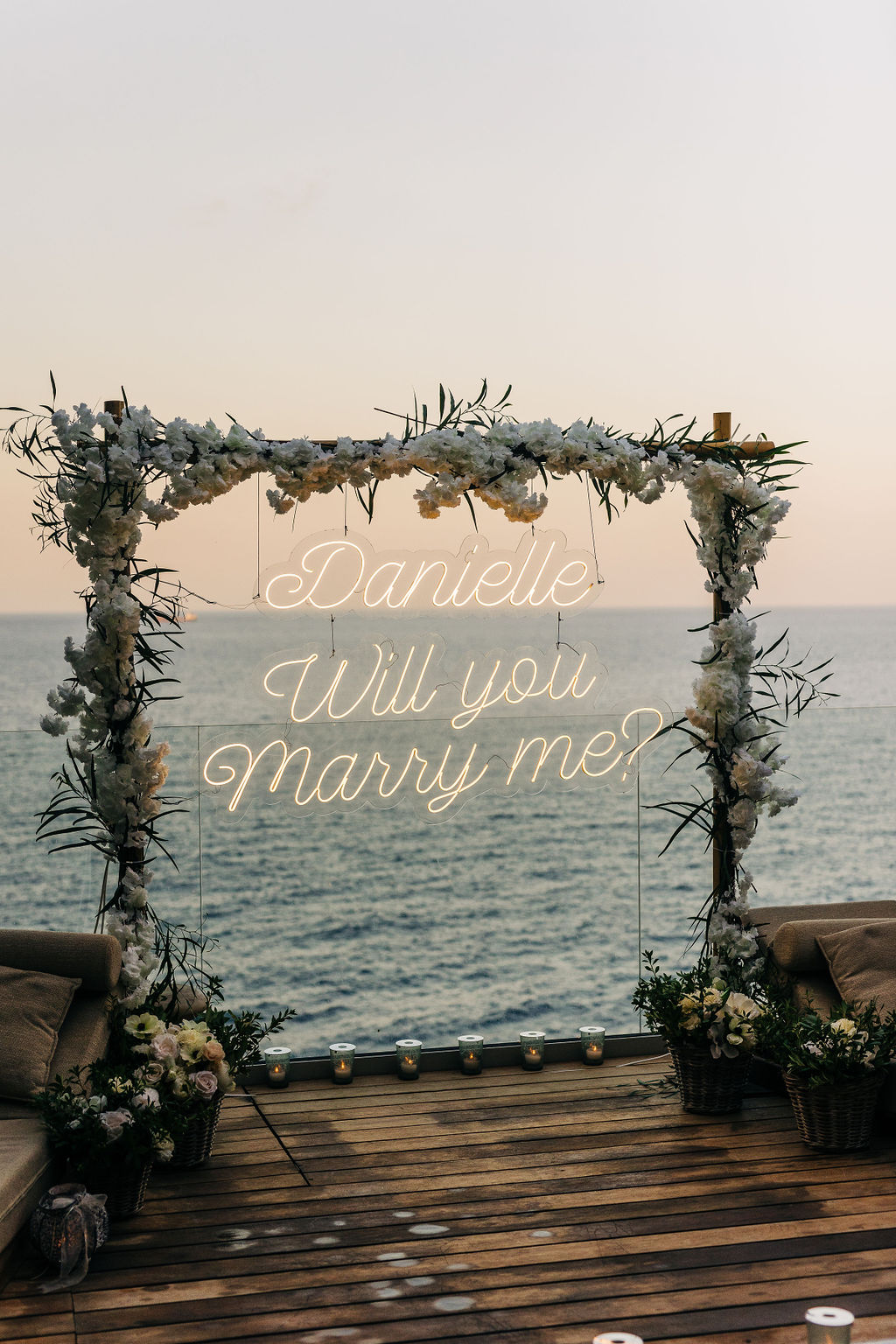 Sea View Marriage Proposal in Crete