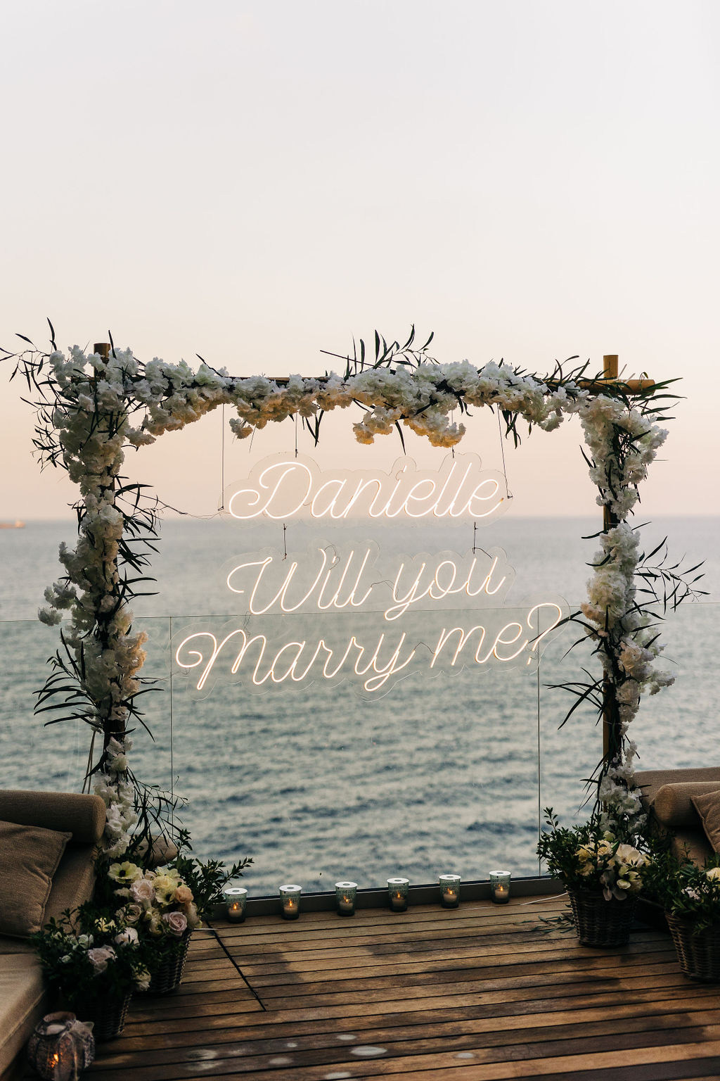 Sea View Marriage Proposal in Crete