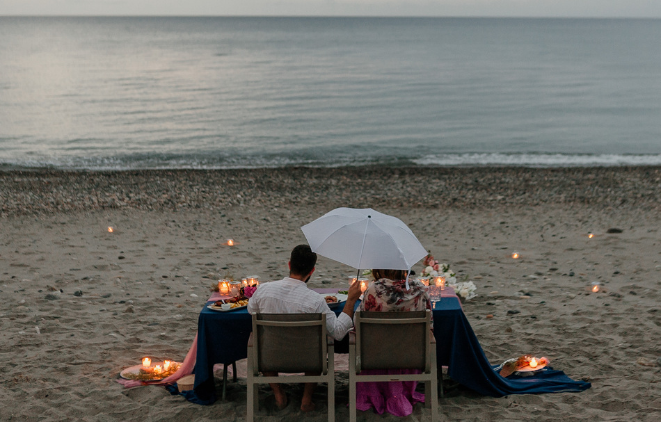 Romantic dinner & proposal