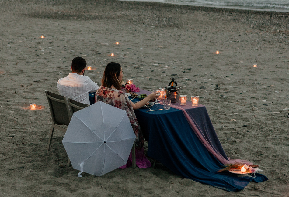 Romantic dinner & proposal