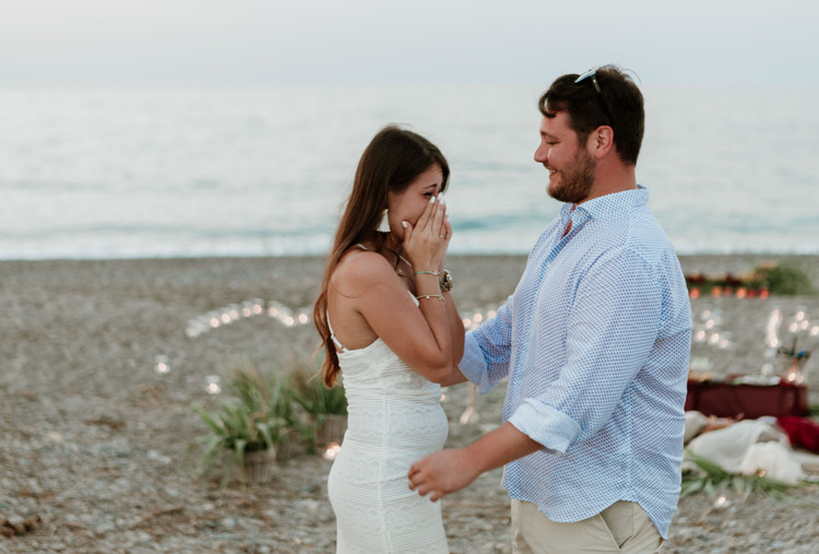 MARRY ME – candles proposal in Chania