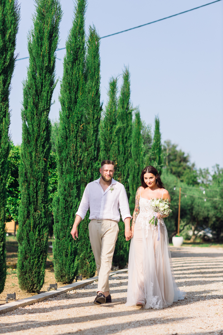Crete olive estate wedding