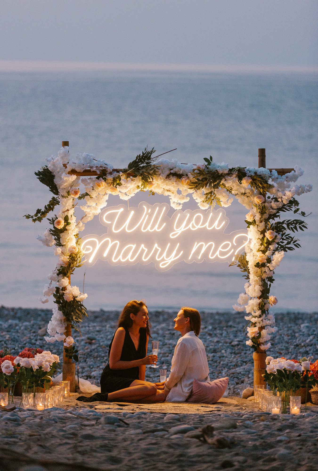 Neon Letters for your Crete Marriage Proposal