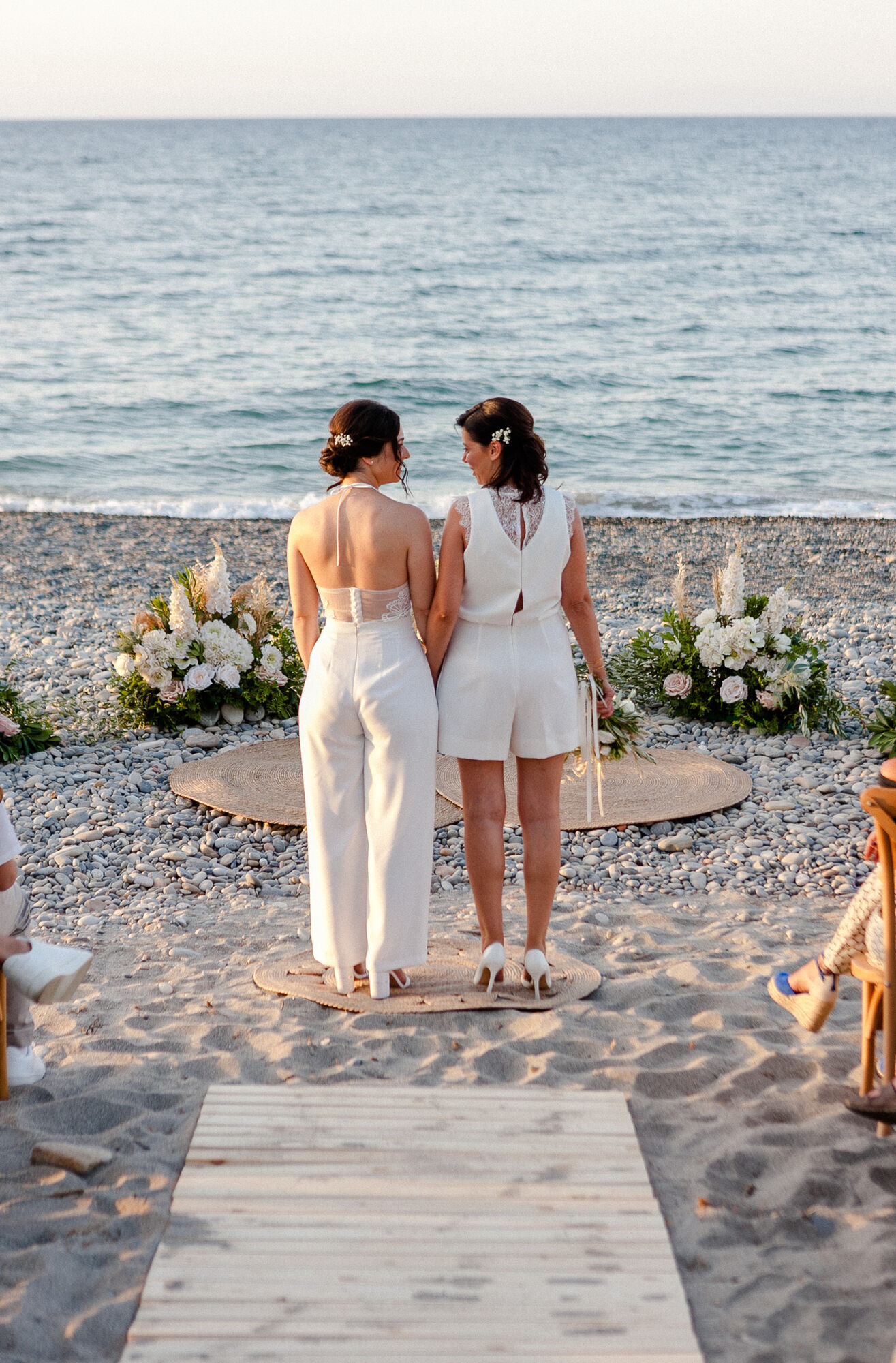Wedding on the beach and an amazing party at an olive grove venue in Crete