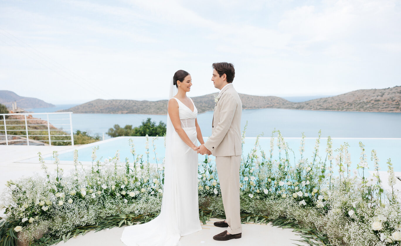 Elegant Luxury Sea View Wedding in Crete